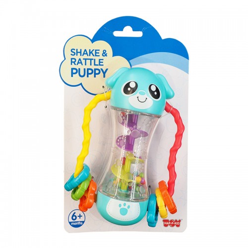 Hap-P-Kid Little Learner Baby Shake Rattle - Puppy | 6 months+